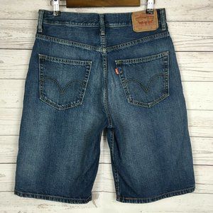 Levis Mens 569 Loose Straight Denim Shorts 30 Blue‎ Jean